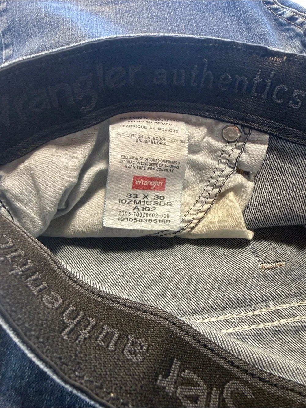 Wrangler Blue Straight-Leg Jeans